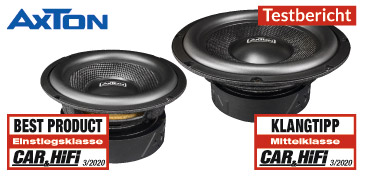 Axton Woofer ATW16, ATW20: Testbericht