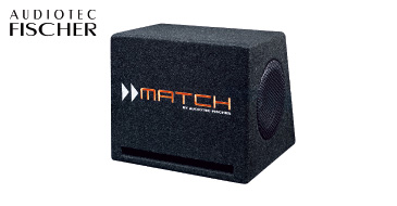 AUDIOTEC FISCHER MATCH PP 7E-D – druckvoller, platzsparender Auto Subwoofer